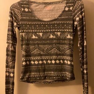 Mudd Women Long Sleeve Tee-Shirt